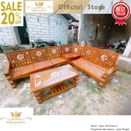 kursi sudut kayu jati minimalis 2023 kursi sofa minimalis kayu jati