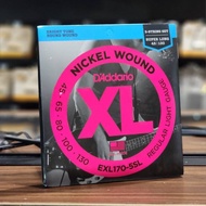 Super Long 38 Inch D'Addario EXL170-5SL Nickel Wound 5-Strings Bass Guitar Strings Light 45-130 Scal