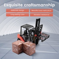 1:22 Scale Lnertial Forklift Friction Fork Lift with Pallet Cargo Warehouse Truck Vehicle Model Toy 