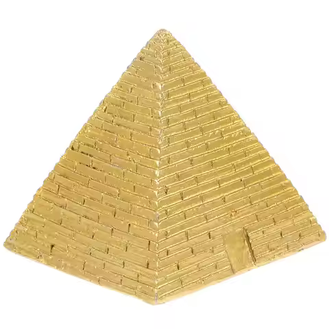Egyptian Pyramid Egyptian Pyramid Model Sand Table Decorative Model Resin Miniature Figurine Desktop