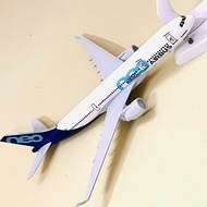 MÔ HÌNH MÁY BAY KIM LOẠI CAO CẤP 20CM AIRBUS A330 NEO CÓ BÁNH XE (KÈM ĐẾ TRƯNG BÀY)