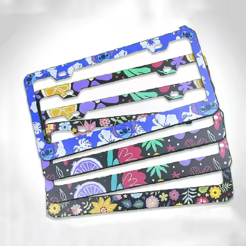Aluminum alloy North American American standard car license plate frame license plate frame license 
