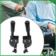 [DarosMY] 2Pcs Wheelchair Brake Replaces Spare Part Professional Wheelchair Wheel Lock