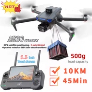 Fishing Dron Upgraded Touch Screen RC AE30 GPS Drone 8K Profesional HD Camera 3-axis Gimbal Brushles