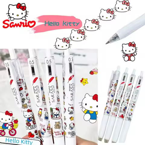 Sanrio Hello Kitty high-potential creative quick-drying brush sliding push-type neutral pen cartoon 