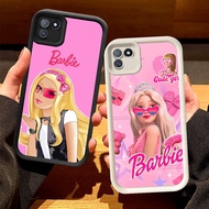 O-72 Barbie Girl Casing for Realme C20A C11 2021 C20 Black and White