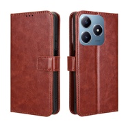 Cho Realme c65s Trường hợp Chất liệu da PU đứng chủ realmec65s điện thoại nắp gập vỏ từ gấp vỏ bảo v