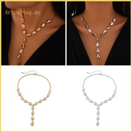 ARIN Women Baroque Y Necklace Statement Necklace Punk Pendent Necklace Suitable for Trendy Fashion E