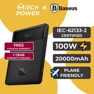 MTech Power BASEUS 100W Type C LED Display PowerBank Power Bank Blade Series Plane Friendly 20000mAh
