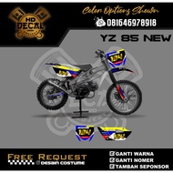 DECAL BEBEK TRAL YZ NEW 85 DECAL YZ STRIPING YZ STICKER YZ NEW 85 01