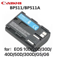 【Sg Stocks】Canon Battery BP 511A for Canon EOS 20D, 20Da, 30D, 40D, 50D, 5D, D30, D60, Digital Rebel