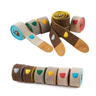 aNueNue Bird Strap Guitar Strap Ukulele/Bass Strap Linen Handmade Wool Felt