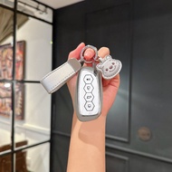 Harvard Big Dog Key Cover Tyrannosaurus Buckle Phoenix MAX New Energy Car Key Holder for H6 H5 H9 Mo