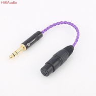 HIFI 6.35mm 1/4 Male to 4-Pin XLR Female Balanced Connector TRS Audio Adapter Cable 6.35mm to XLR Si