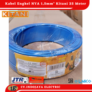 Kabel KITANI NYA 15 Kitani panjang 25 meter Kabel Listrik Engkel/Tunggal  instalasi terbaik kabel tembaga murni