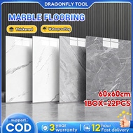 Vinyl Flooring Tiles Marble Thick Waterproof Decor StickersFloor Stickers 60x60cm Self Adhesive DIY