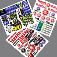 vinyl waterproof reflective yamaha sticker for motorcycle decals