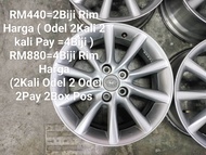 2ND USED SPORT RIM 17 INCH RM880 ORIGINAL TOYOTA ESTIMA - INNOVA CAMRRY