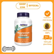 Now Magnesium Citrate Pills - Magnesium supplement to help strengthen bones and improve sleep