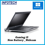 [ Gaming i5 , New Battery ] Dell intel core i5 / 8GB or 4GB RAM / 512GB SSD / w10pro / hdmi laptop n