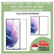 Samsung Galaxy S20, S20+,S20 ULTRA, S21+ , S21 ULTRA ,  S21 Full Coverage Tempered Glass Screen Prot