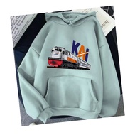 sweater hoodie anak kereta api indonesia KAI usia 5-12 tahun