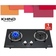 Khind HB802G2 Built-In Glass Hob Dapur Gas Cooker Stove