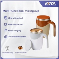 Electric Mixing Cup Auto Stirring Mug Self Stirring Mug Coffee Cup Auto Mix Mug Cawan Kacau Automati