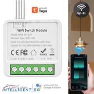Smart Mini Switch Module Tuya App Remote Circuit Breaker 2 3 4 Gang Support 2-way Diy With Alexa Google Home [intelligent]
