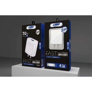 ckb ck-030 4.1A 30w 2in1Quick fast Charger For andriod type-c set