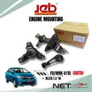 JEB ENGINE MOUNTING SET (3IN1) PERODUA BEZZA 1.3 2016 (AUTO) (1SET) FG/MRK-V/15