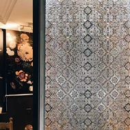 Begonia Retro Glass Sticker/3D Stereo Toilet Bathroom Frosted Window Film/Peep-Proof Anti-Exposure