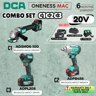 DCA 20V CORDLESS POWER TOOLS COMBO SET