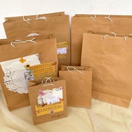 PAPERBAG POLOS KECIL MURAH WARNA COKLAT paper bag dekorasi aesthetic paperbag kantong tas AESTHETIC 