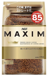 กาแฟ Maxim Aroma Select กาแฟแม็กซิม สีทอง แบบเติมขนาด 120 g.   170 g. 180 g. และแบบขวด 80 g.
