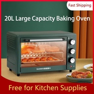 ◎♂20L Multi-function Electric Oven Large-capacity Pizza Bread Breakfast Baking Machine with Timer fo