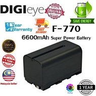 NP-F770 770  Super power battery Compatible Battery For Sony DCRVX2100, HDRFX1, HDRFX7 (6600 mAh)