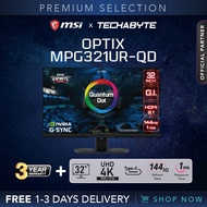 MSI Optix MPG321UR-QD | 32" UHD 4K | 144Hz | 1ms (MPRT) | Quantum Dot Display | IPS | G-sync Flatscreen Gaming Monitor