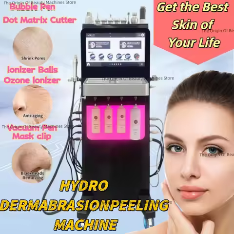 Professional Skin Management Face Care Machine Ultrasonic dermabrasion Aqua Peel Deep Cleansing Devi