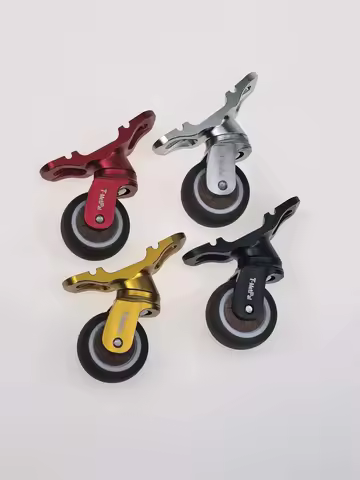 Universal 360 Degree Rotating Mudguard Auxiliary Wheel Aluminum Alloy Easy Wheel for Brompton A/C/P/