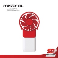 Mistral Mimica Cool Breeze Rechargeable USB Fan MRF500-RW - Red White