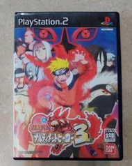 PS2 GAME 日本原版片 火影忍者3 木葉的忍者英雄們3