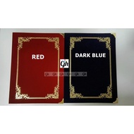 A4 Certificate Holder Velvet, Folder Hot Stamping Frame