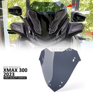 New Motorcycle Accessories Windshield Flyscreen For YAMAHA X-MAX300 X-MAX 300 XMAX300 XMAX 300 2023 Windscreen Guard