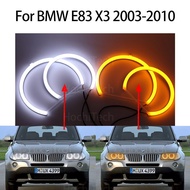 Switchback Cotton Light LED Angel Eye Dual White Amber for BMW E83 X3 2003-2010