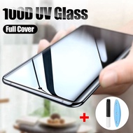 UV Full Glue Tempered Glass Screen Protector Huawei P30 P20 Lite Mate 20 30 P40 Pro