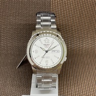 [Original] Seiko 5 SNKE57K1 Automatic Stainless Steel White Dial Analog Men Date Casual Watch