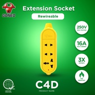 Bull Unbreakable Series Rewireable Extension Socket C5 & C4D