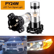 2X Amber Yellow Error Free PY24W 5200s LED Bulbs Turn Signal for BMW E90/E92 3 F10/F07 5 Series E83/