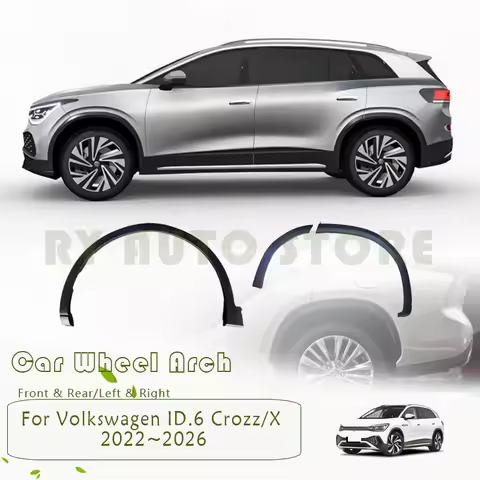 Car Wheel Opening Flare For Volkswagen ID.6X VW ID.6 Crozz ID6 2022 -2027 Wheel Guard Opening Moldin